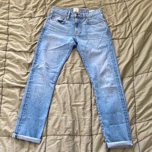 Flint & Tinder Light Wash Slim Fit Selvedge Jeans 28x30 Made in USA